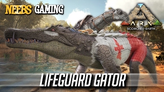 Ark Survival Evolved  LIFEGUARD GATOR [upl. by Ahsinek822]