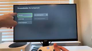 Xbox Series XS How to change background on Xbox Series XS Easy Tutorial 2024 [upl. by Horlacher]