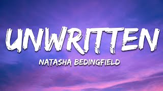 Natasha Bedingfield  Unwritten Lyrics [upl. by Aimik124]