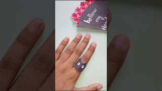 ✨Diy paper kitty 😺 ring shorts viral craft [upl. by Macleod438]