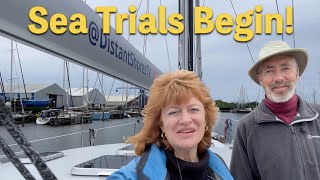 SEA TRIALS Begin Aluminum SAILBOAT Enksail Orion 49  EP 252 [upl. by Htidirem651]