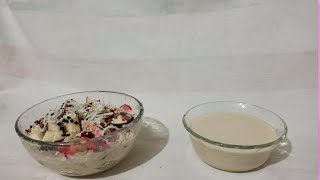 Deliciosa receta de Crema para Bionicococtel de frutas [upl. by Maurene]