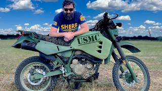 Testing the “Unstoppable” Military DIESEL Motorcycle [upl. by Arratoon]