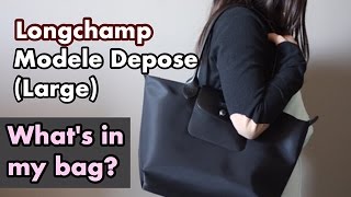 Whats in My Bag  Longchamp Planetes  Large  Business Trip Essentials [upl. by Vladimir]