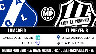 Lamadrid vs El Porvenir  FECHA 10  EN VIVO [upl. by Chlo]