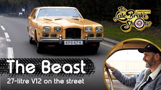 Driving The Beast 27litre V12 Spitfire engined car on the street [upl. by Burrton]