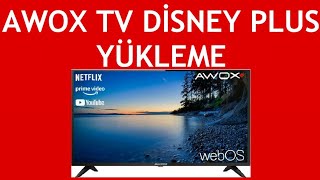 Awox TV Disney Plus Yükleme Nasıl Yapılır [upl. by Glynis483]