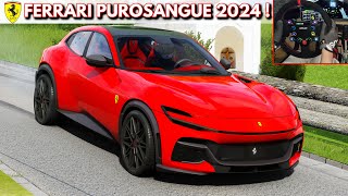 FERRARI PUROSANGUE DE 2024  Assetto Corsa  Simagic [upl. by Ahsinoj]