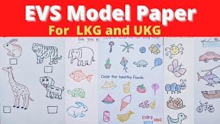 EVS Worksheets  EVS Worksheets for LKGEVS Worksheets for UkgEVS Model Paper for LKG and UKG class [upl. by Aicnerolf]