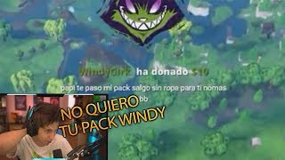 WINDY VUELVE A DONAR A RUBIUS Y OFRECE SU PACK [upl. by Maleki]