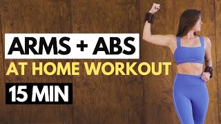 The BEST PILATES STANDING ARMS AND ABS WORKOUT No Crunches or Planks and NO REPEATS [upl. by Allisirp]