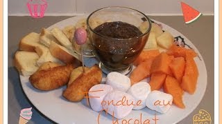 Recette  Fondue au Chocolat [upl. by Reider]