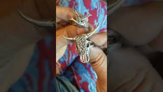 Handmade Sterling Silver Rings for Wild Side by HappyGoLicky Jewelry  silverskullring [upl. by Fielding]