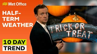 10 Day Trend 23102024 – Anything scary for Halloween – Met Office weather forecast UK [upl. by Aerdnaxela432]