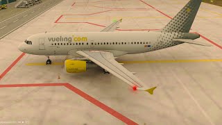 A319 VUELING LANDING AT INNSBRUCK INTERNATIONAL AIRPORT [upl. by Revlis]