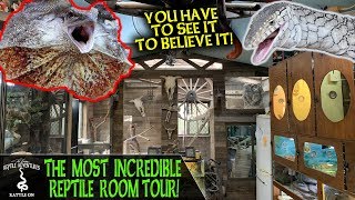 THE MOST INCREDIBLE REPTILE ROOM TOUR Camos Reptiles Australia [upl. by Rebmac]