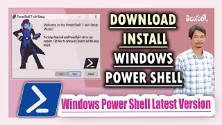 How to Download and Install Windows PowerShell 743 On Windows 10 ll 11 [upl. by Ahsienod]