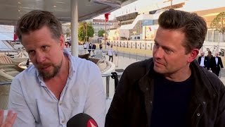 Filip och Fredrik berättar om sin nya film  direkt från filmfestivalen i Cannes  Nyheterna TV4 [upl. by Ima505]