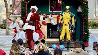 The Night Before Christmas  Deadpool  Holidays at the Disneyland Resort 2024 4K [upl. by Mullins]