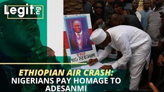 Ethiopian Air Crash Saraki Melaye Join Nigerians To Eulogise late Prof Pius Adesanmi  Legit TV [upl. by Mccarthy]