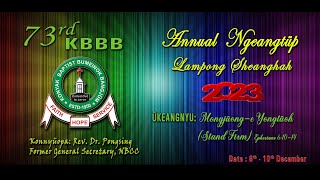 Sunday Devotional Service LIVE  73rd KBBB Annual Ngeangtup 2023 [upl. by Aidam508]