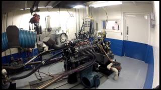 Katech Motorsports 550hp crate engine running Daytona simulation on the engine dyno [upl. by Okimuk577]