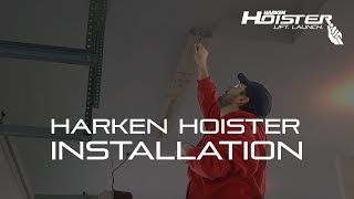 Harken Hoister Installation [upl. by Fabozzi]