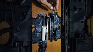 Desmontando rifle m4a1 spring airsoft para fazer upgrades [upl. by Leiad]