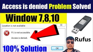 Error access to the device is denied problem Error access to the device is denied Solution [upl. by Retnuh88]