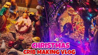 🥵Christmas Crib Making Malayalam👀Low Cost Crib making idea💕pulkoodu making ideas😜xmas crib ideas⚠️ [upl. by Netnert]