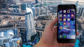 Dropping the iPhone 7 Plus From The Worlds Tallest Building 829 meters [upl. by Ricard]