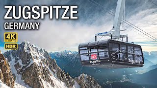 ZUGSPITZE 🇩🇪 Germany  Walking Tour 4K HDR 60 fps 🏔️ [upl. by Dorcia537]