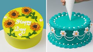 Stunning Cake Decorating Technique Like a Pro  Most Satisfying Chocolate Cake Decorating Ideas [upl. by Buderus]