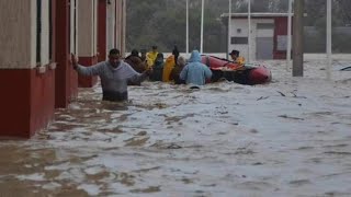 فياضاناتجيجل تغرق يا ربي لطفك مشاهد مرعبة [upl. by Knarf]