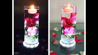 Floating candle centerpiece [upl. by Lora]