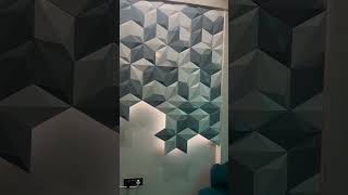 Customize tile design in wall for interior interiordesign walltiles artistictile decortiles [upl. by Airdua]