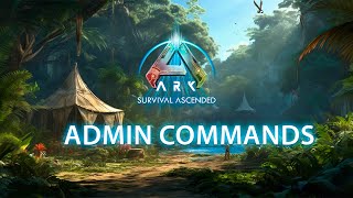 Ark Survival Ascended Admin Commands Guide Nitrado Guides [upl. by Moyer]