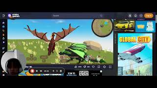 Playing Dragon Simulator 3D 🕹️ Play on CrazyGames 3 October 2024 [upl. by Kado634]