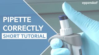 How to pipette correctly – a short stepbystep introduction into proper pipetting [upl. by Herv]