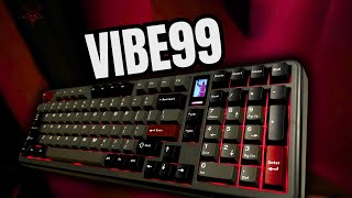 Mechlands Vibe99  Wireless 100 key Mechanical Keyboard with Screen [upl. by Attenra394]