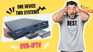 DVB S2 T2 ISDB ATSC DVB C FTA HDMI Convert to Iptv System With Platform Module Chassis Video Demo [upl. by Dann976]