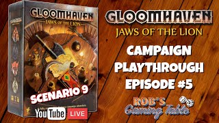 Gloomhaven Jaws of the Lion Campaign Playthrough Ep 5 Scenario 9 [upl. by Crain]