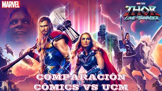 Comparación Cómics vs Ucm Thor Love and Thunder  Marvel [upl. by Schertz984]