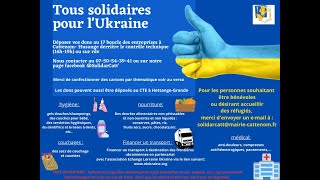 Tous solidaire pour lUkraine [upl. by Aicenert]