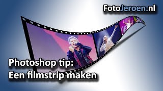 Van je fotos een filmstrip maken Photoshop [upl. by Eidson]