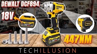 🔥STARK amp KOMPAKT Dewalt DCF894 18V Akku Schlagschrauber😱  DCF894  Review amp Test [upl. by Sonnnie]