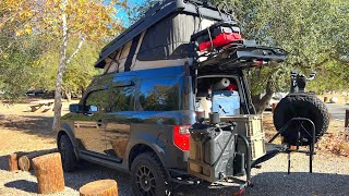 The Ultimate OverLander ECamper Honda Element [upl. by Inalaek426]