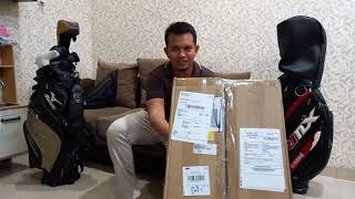 UNBOXING TAS GOLF DARI DECATHLON INESIS STAND GOLF BAG 12 JUTA MASUK 14 STIK [upl. by Henson731]