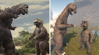 MINILLA 100 REFERENCES Kaiju Universe VS Son of Godzilla  FILME┃BEST COMPARATIONS [upl. by Torie627]