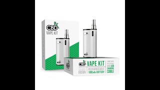 CBD Shack  Review of the CBDFX Vape Kit [upl. by Auqinom]